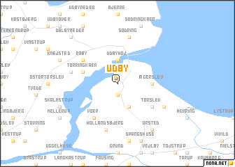 map of Udby