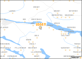 map of Udden