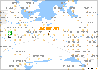 map of Uddsarvet