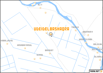 map of Udeid el Bashaqra