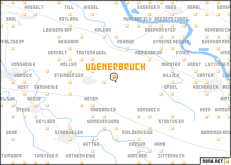 map of Üdemerbruch