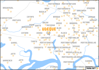 map of Udeque