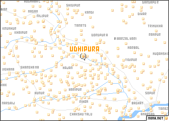 map of Ūdhipura