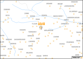 map of Udia