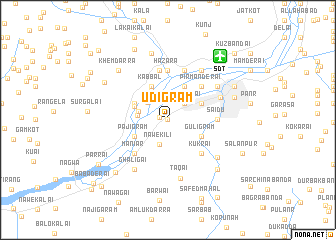 map of Udīgrām