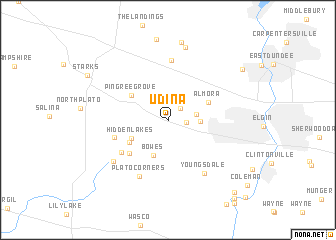 map of Udina