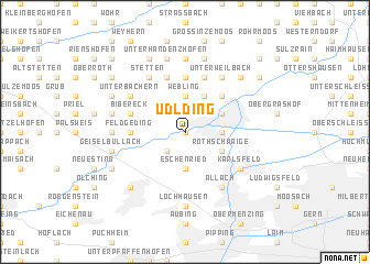 map of Udlding