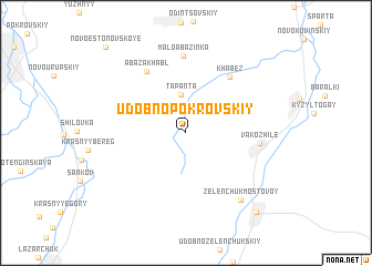 map of (( Udobno-Pokrovskiy ))