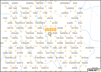 map of Udogo