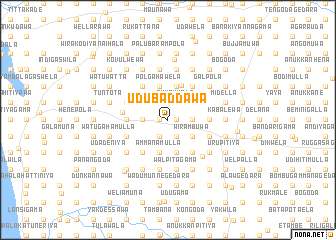 map of Udubaddawa