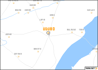 map of Udubo