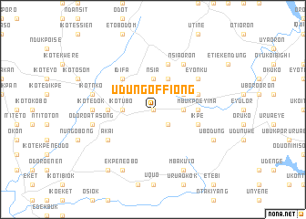 map of Udung Offiong