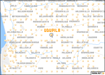 map of Udupila