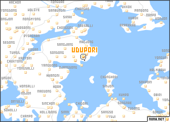 map of Udup\