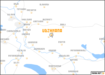 map of Udzhmana