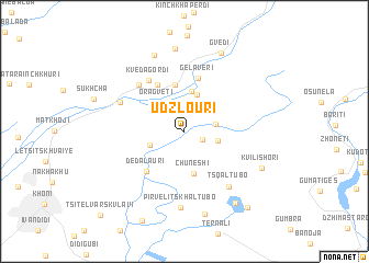 map of Udzlouri