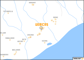 map of Uebicas