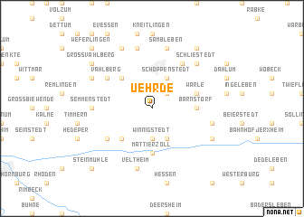 map of Uehrde