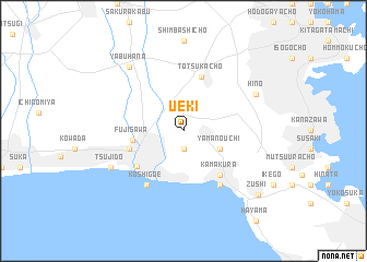 map of Ueki