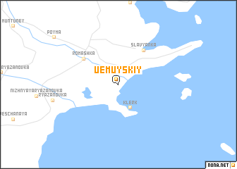 map of Uemuyskiy