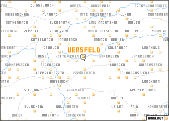 map of Uersfeld