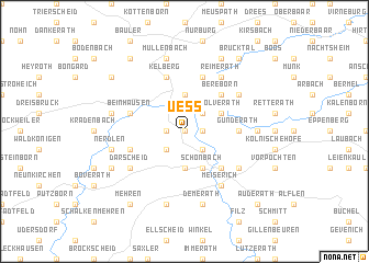 map of Ueß