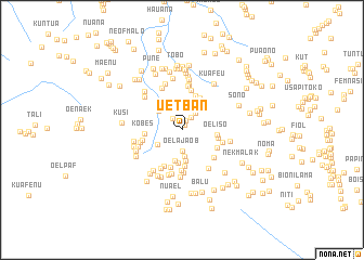 map of Uetban