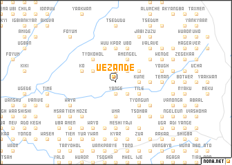 map of Uezande