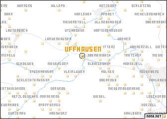 map of Uffhausen