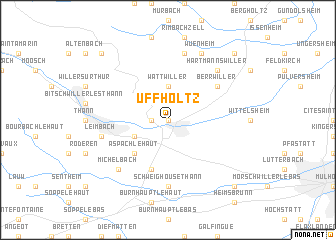 map of Uffholtz