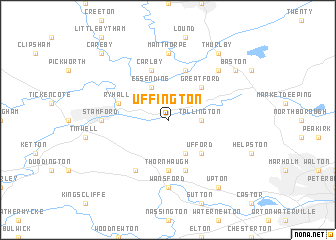 map of Uffington