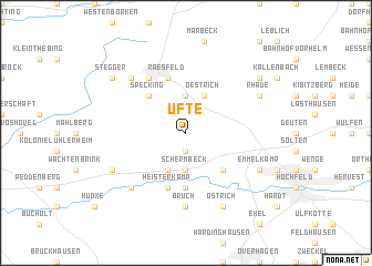 map of Üfte