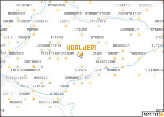map of U Galjerí