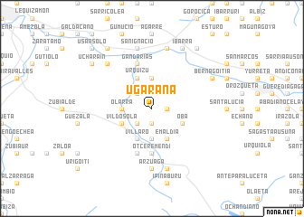 map of Ugarana