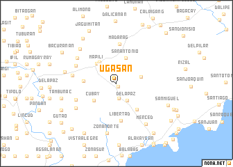 map of Ugasan