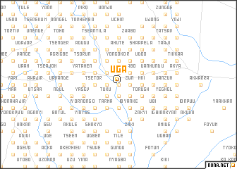 map of Uga