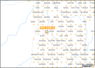 map of Ugba Gbe