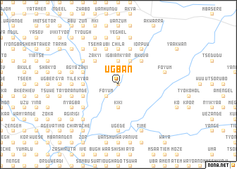 map of Ugban