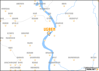 map of Ugbem