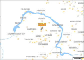 map of Ugda