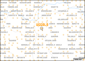 map of Uggala