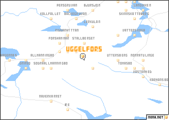 map of Uggelfors