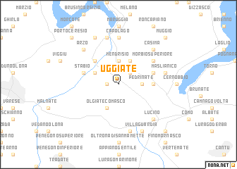 map of Uggiate