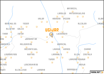 map of Ugíjar