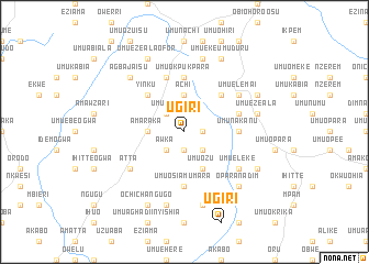map of Ugiri