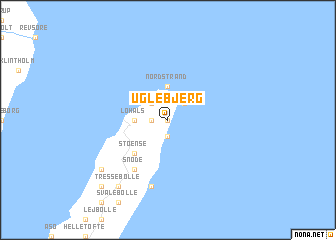 map of Uglebjerg