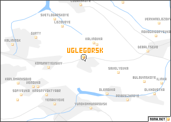 map of Uglegorsk