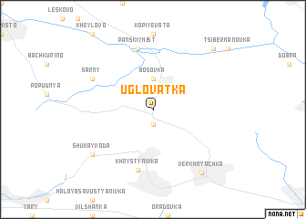 map of Uglovatka