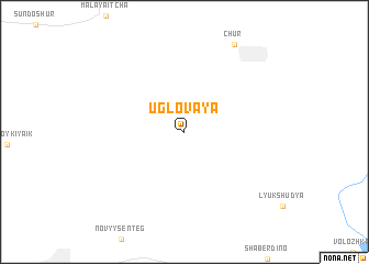 map of Uglovaya