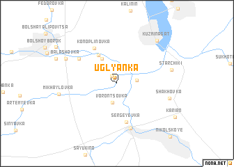map of Uglyanka